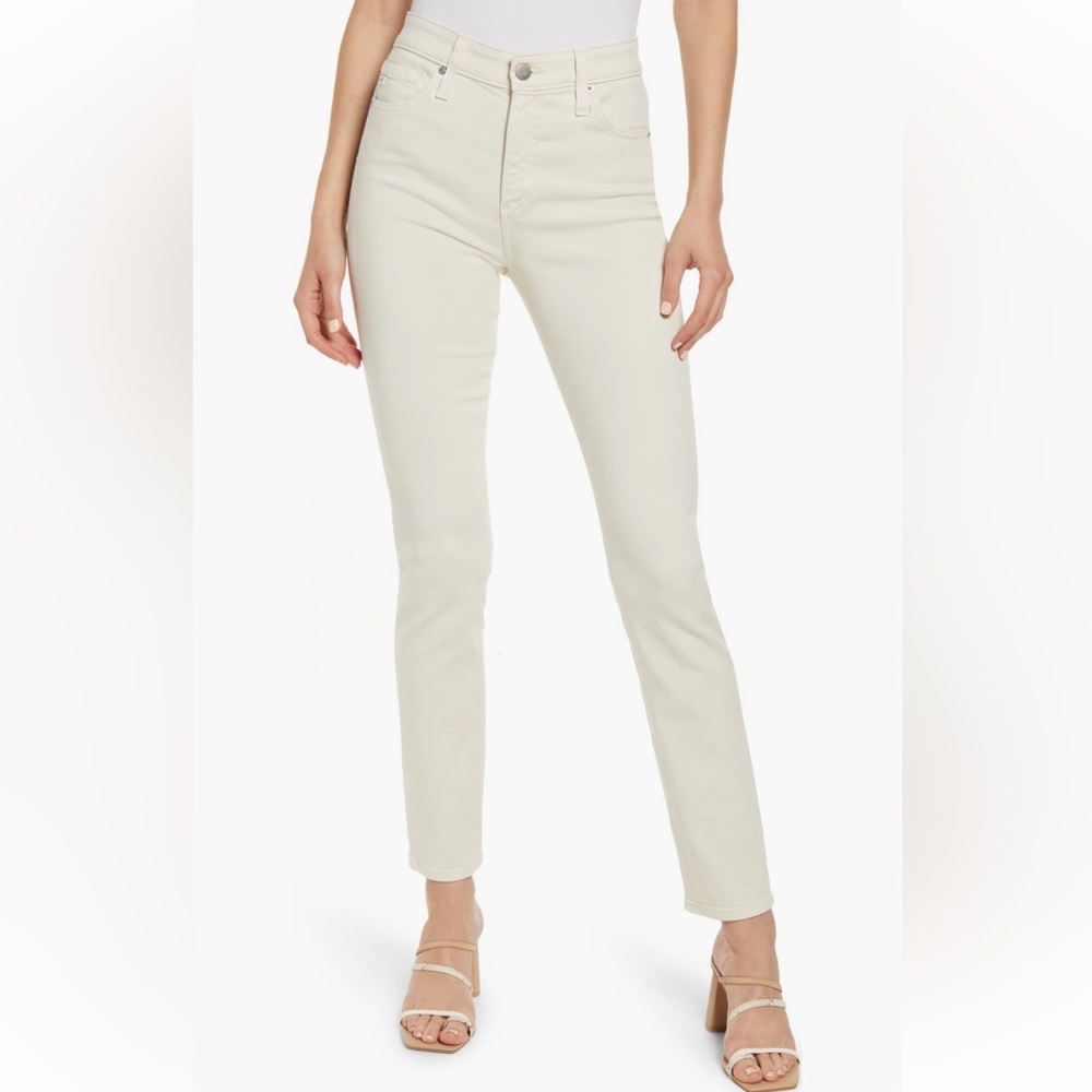 AG Mari High Waist Slim Ankle Straight Leg Jeans